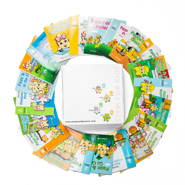 Paige & Paxton EVERYTHING Storybook & Workbook Set (FREE GIFT with Purchase)