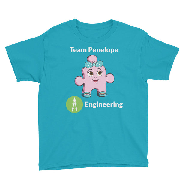 Team Penelope Engineering Youth Short Sleeve T-Shirt