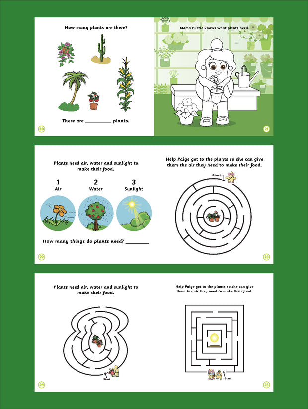 Workbook for Paige & Paxton Go Green